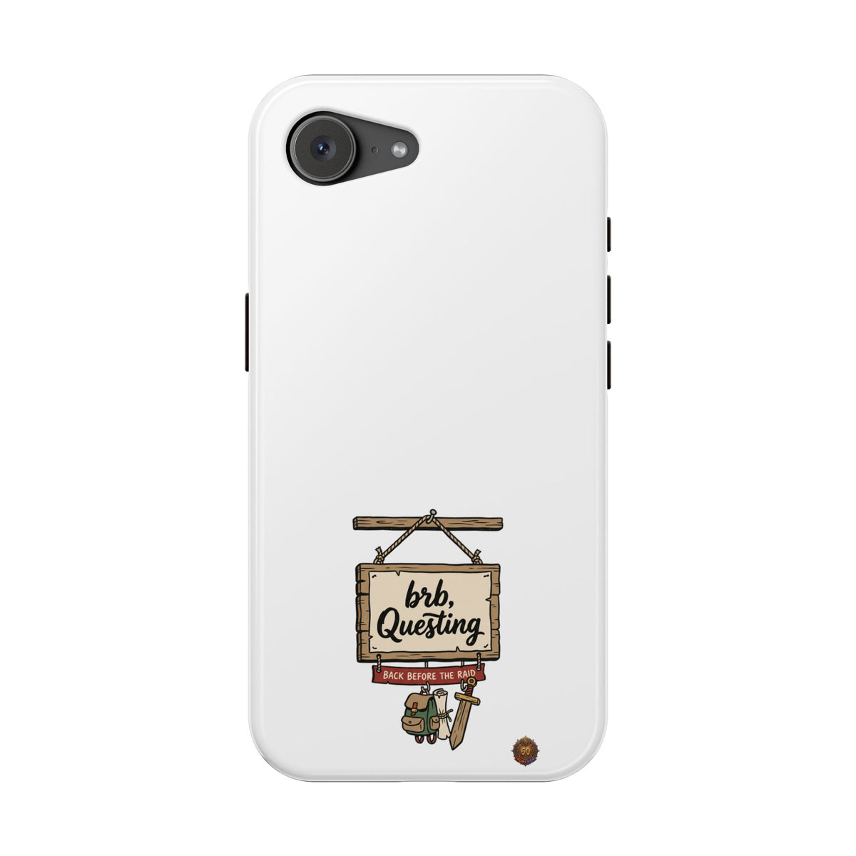 brb, Questing – Phone Case