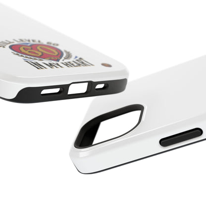 Phone Case — 'Still Level 60 In My Heart' Heavy-Duty Impact-Resistant Phone Case
