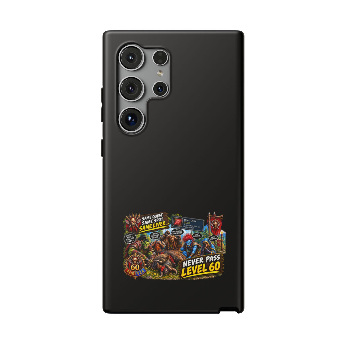 Phone Case — 'Same Quest, Same Spot' Heavy-Duty Impact-Resistant Phone Case
