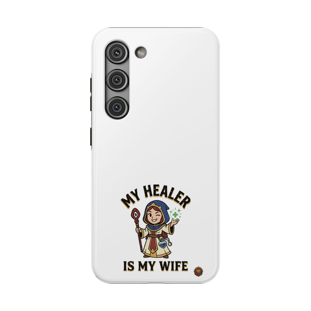 Phone Case — 'My Healer Is My Wife' Heavy-Duty Impact-Resistant Phone Case