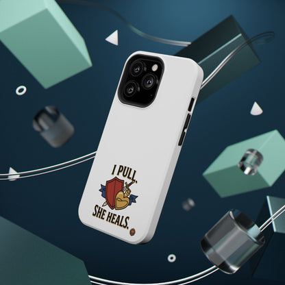 Phone Case — 'I Pull. She Heals.' Heavy-Duty Impact-Resistant Phone Case