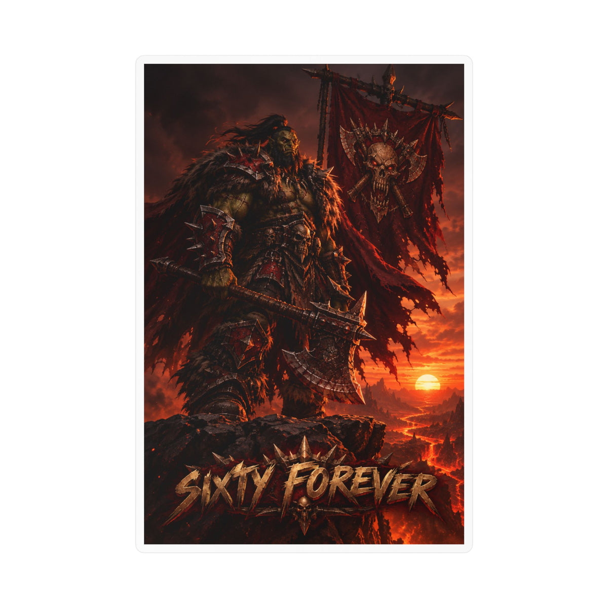 Red Till Dead – Banner – Poster Decal