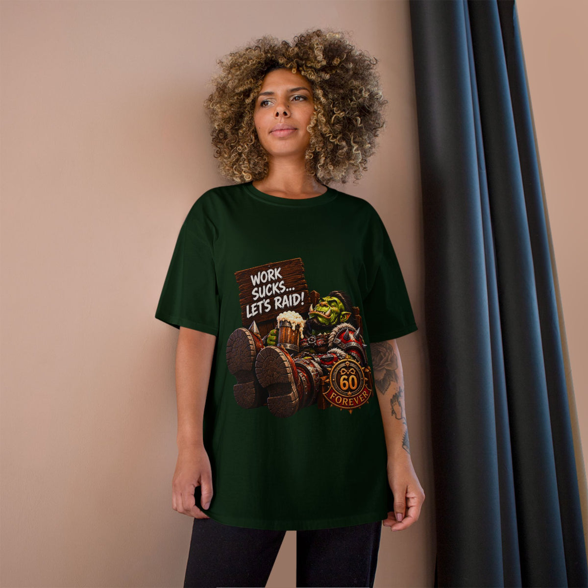 Work Sucks, Let's Raid – T-Shirt | Sixty Forever Co.