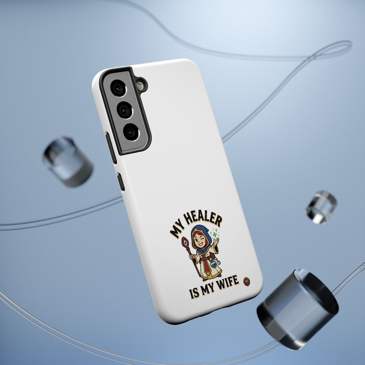 Phone Case — 'My Healer Is My Wife' Heavy-Duty Impact-Resistant Phone Case