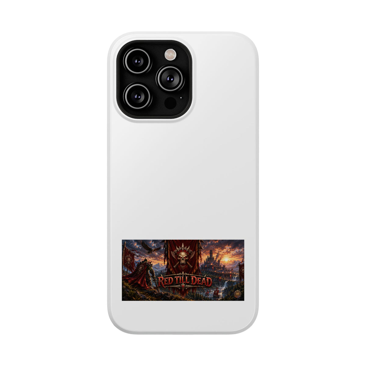 Red Till Dead – Banner Art – Phone Case