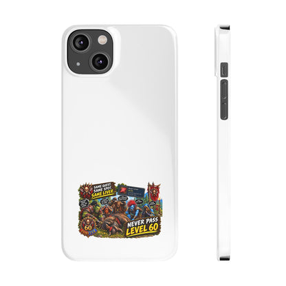 Level 60 Gamer Collage Slim Phone Case