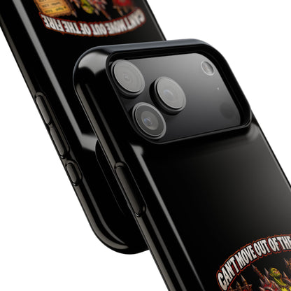 Phone Case — 'Can't Move Out of the Fire, It Would Lower My DPS' Heavy-Duty Impact-Resistant Phone Case