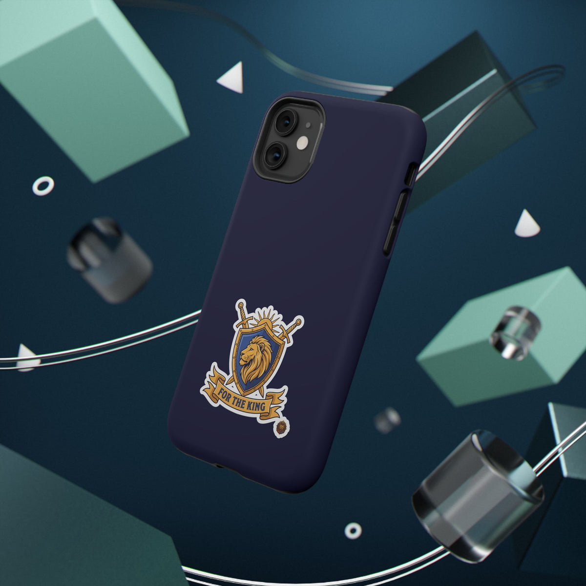 Phone Case — 'For The King Crest' Heavy-Duty Impact-Resistant Phone Case