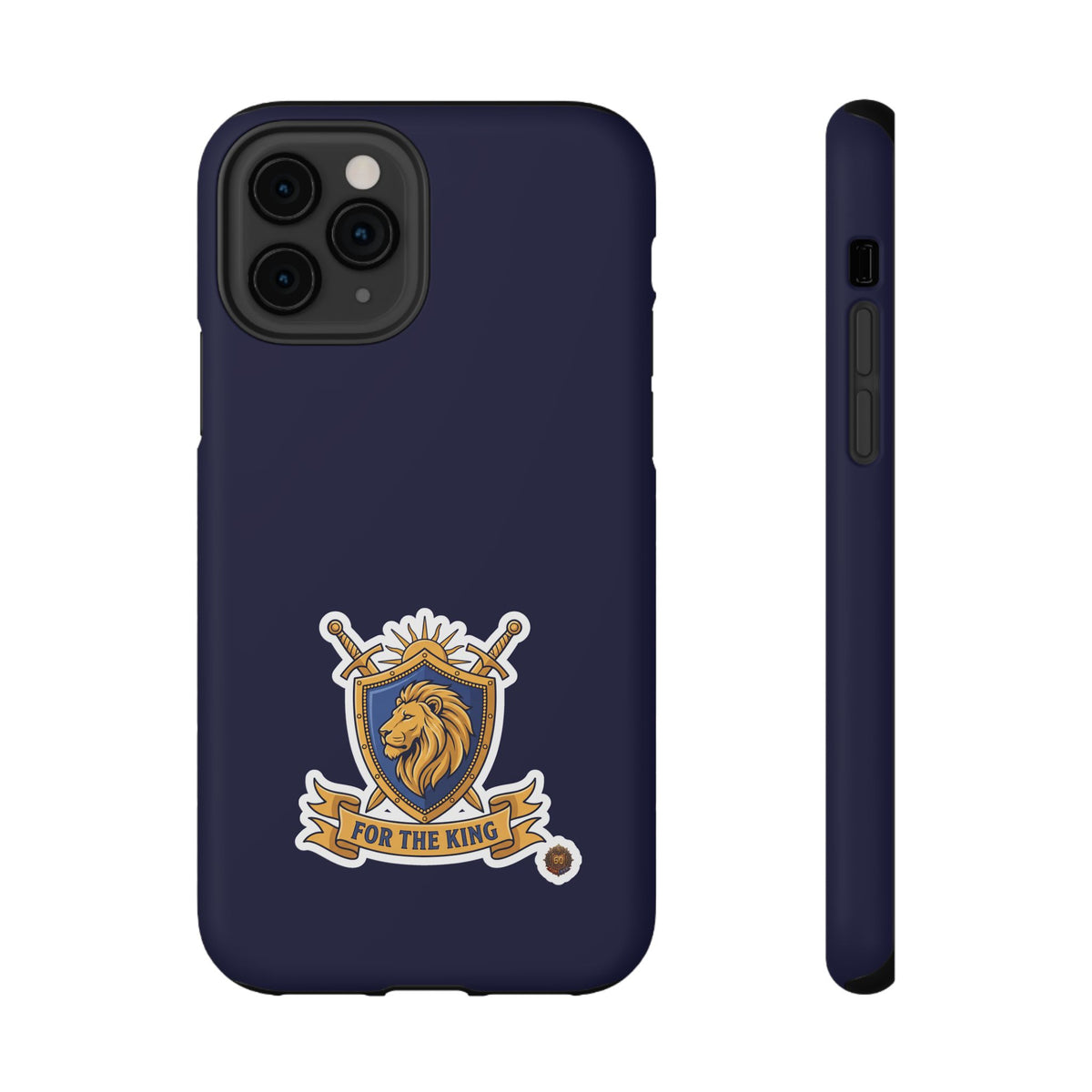 Phone Case — 'For The King Crest' Heavy-Duty Impact-Resistant Phone Case