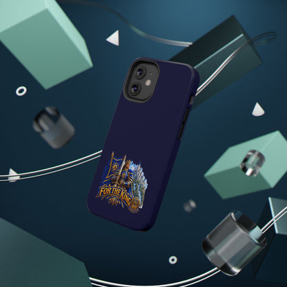 Phone Case — 'For The King' Banner Heavy-Duty Impact-Resistant Phone Case