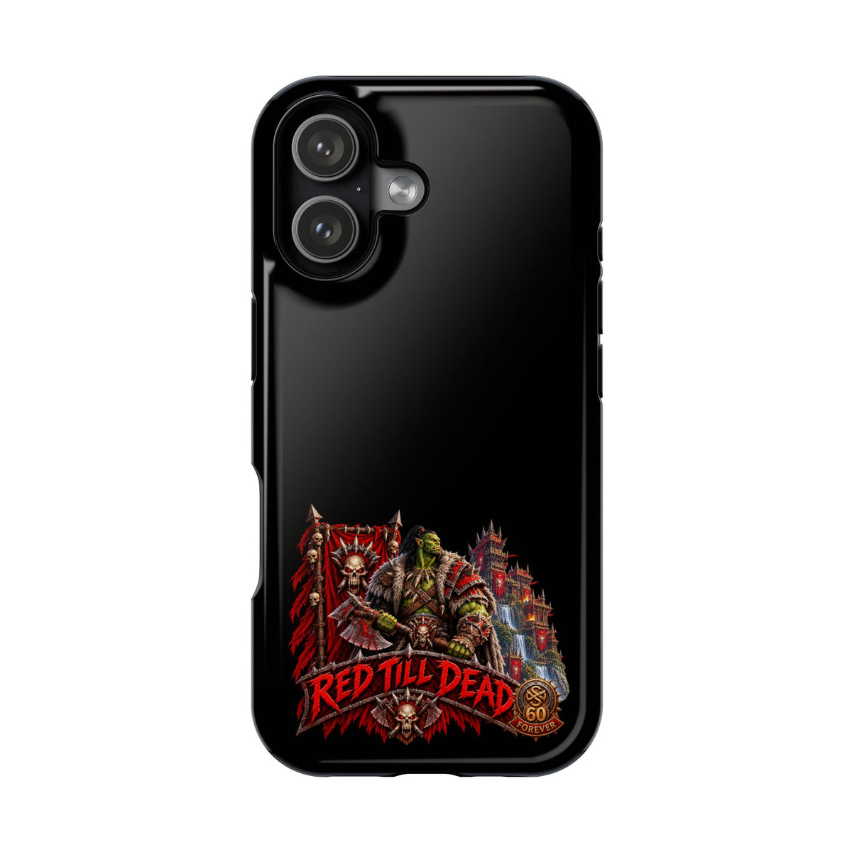 Phone Case — 'Red Till Dead' Heavy-Duty Impact-Resistant Phone Case