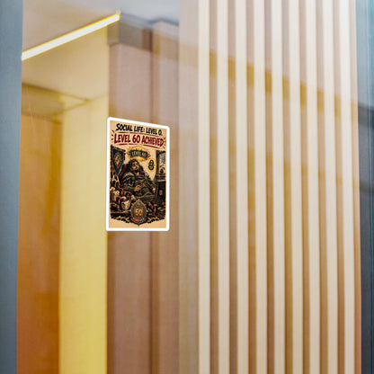 Level 60 Achieved (Red) – Poster Decal