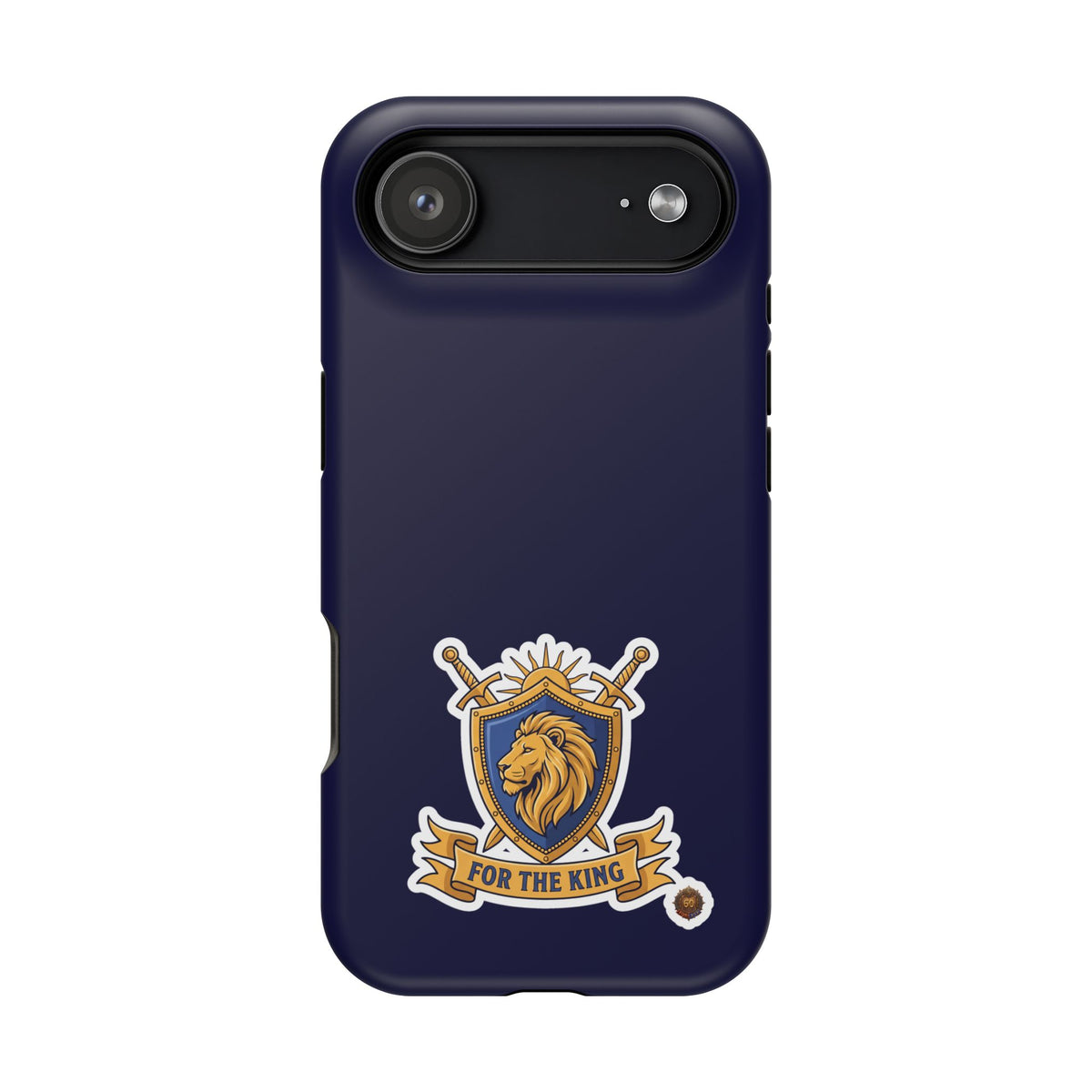 Phone Case — 'For The King Crest' Heavy-Duty Impact-Resistant Phone Case