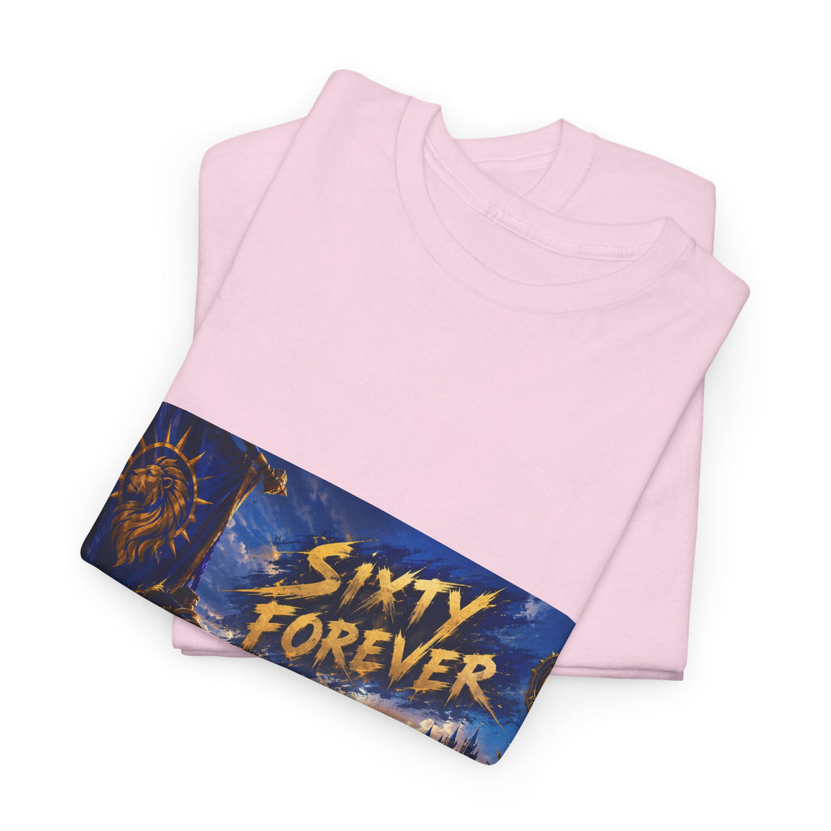 Sixty Forever – Blue Banner – T-Shirt