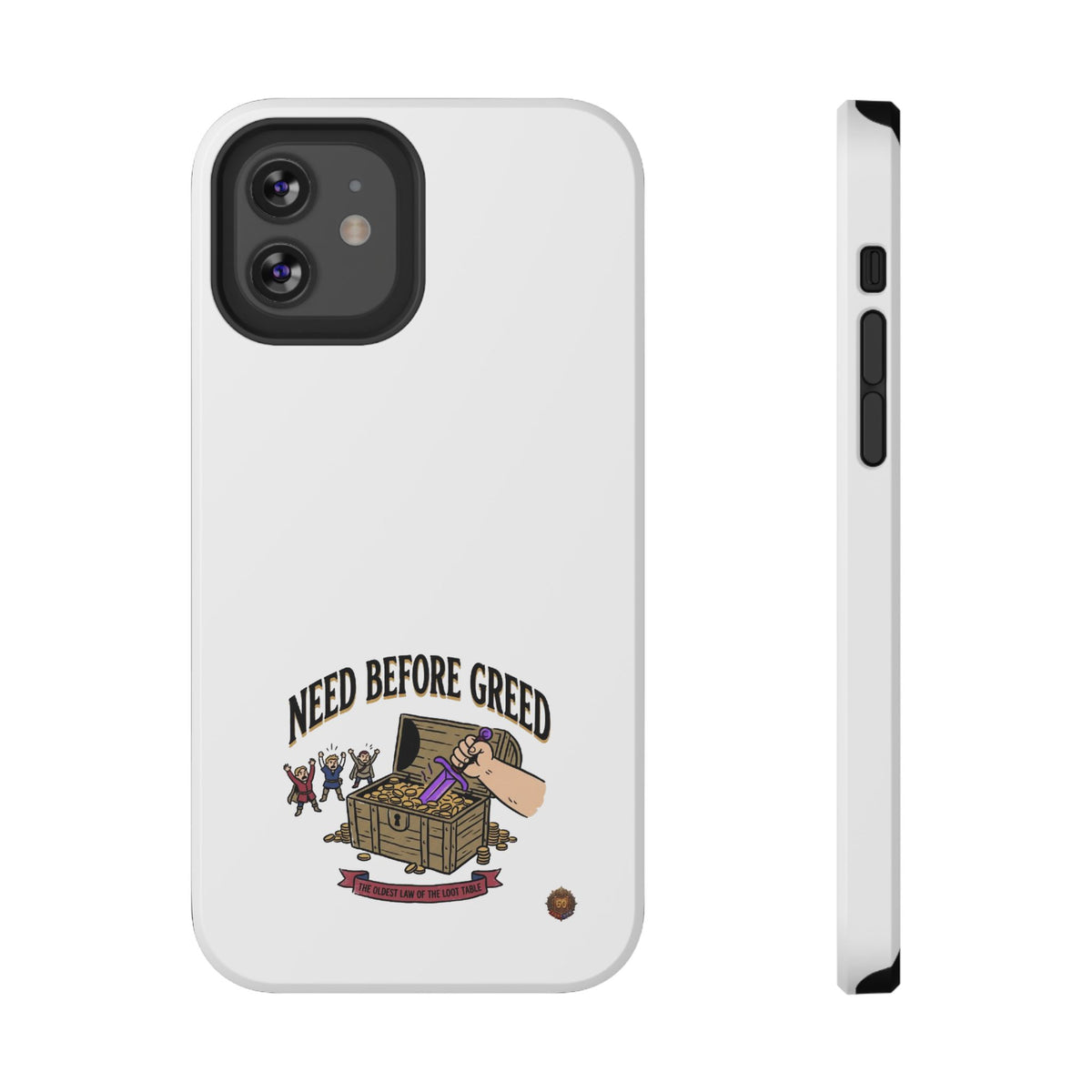 Phone Case — 'Need Before Greed' Heavy-Duty Impact-Resistant Phone Case