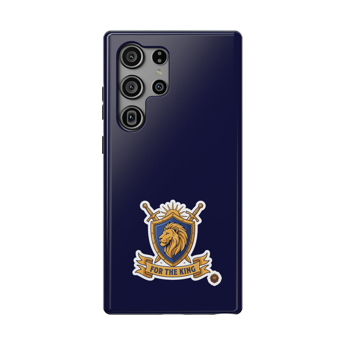 Phone Case — 'For The King Crest' Heavy-Duty Impact-Resistant Phone Case