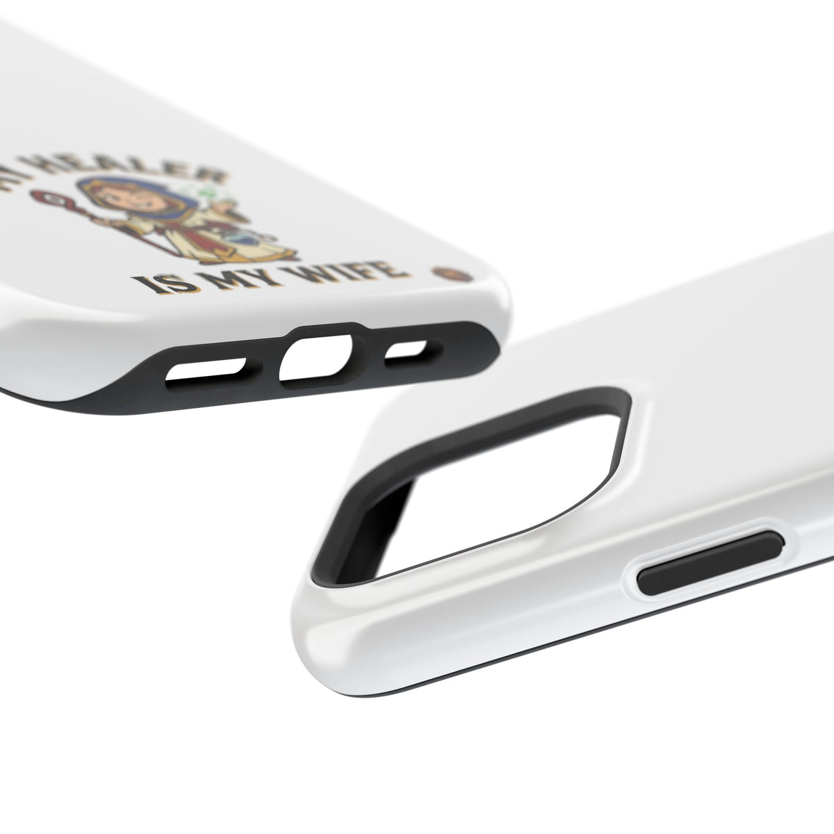 Phone Case — 'My Healer Is My Wife' Heavy-Duty Impact-Resistant Phone Case