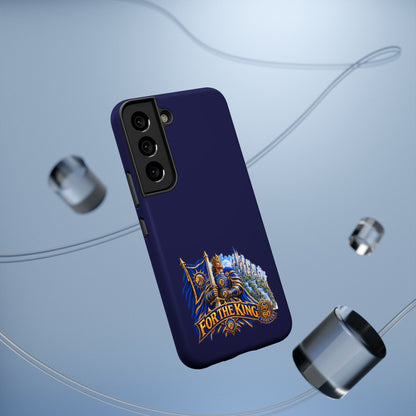 Phone Case — 'For The King' Banner Heavy-Duty Impact-Resistant Phone Case