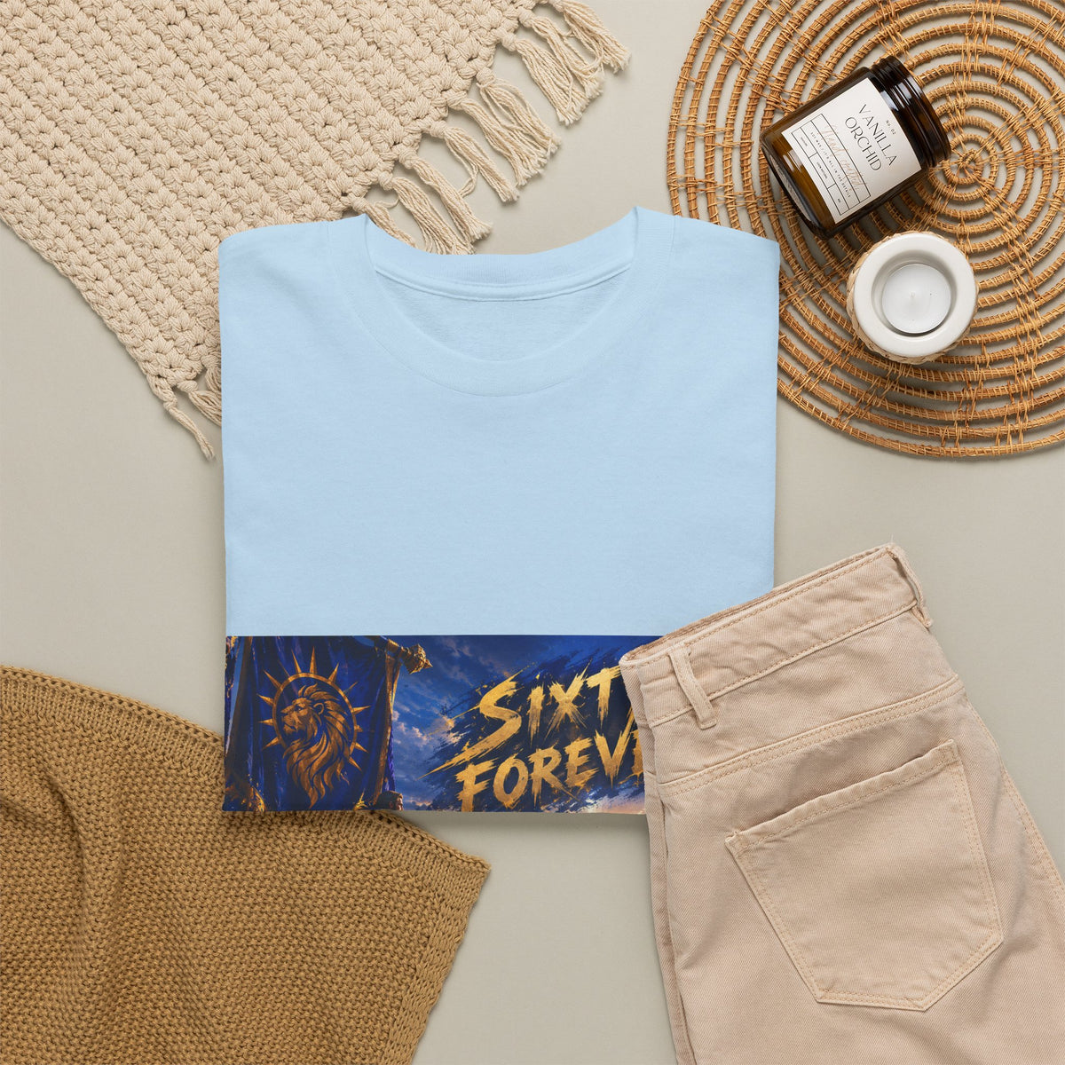 Sixty Forever – Blue Banner – T-Shirt