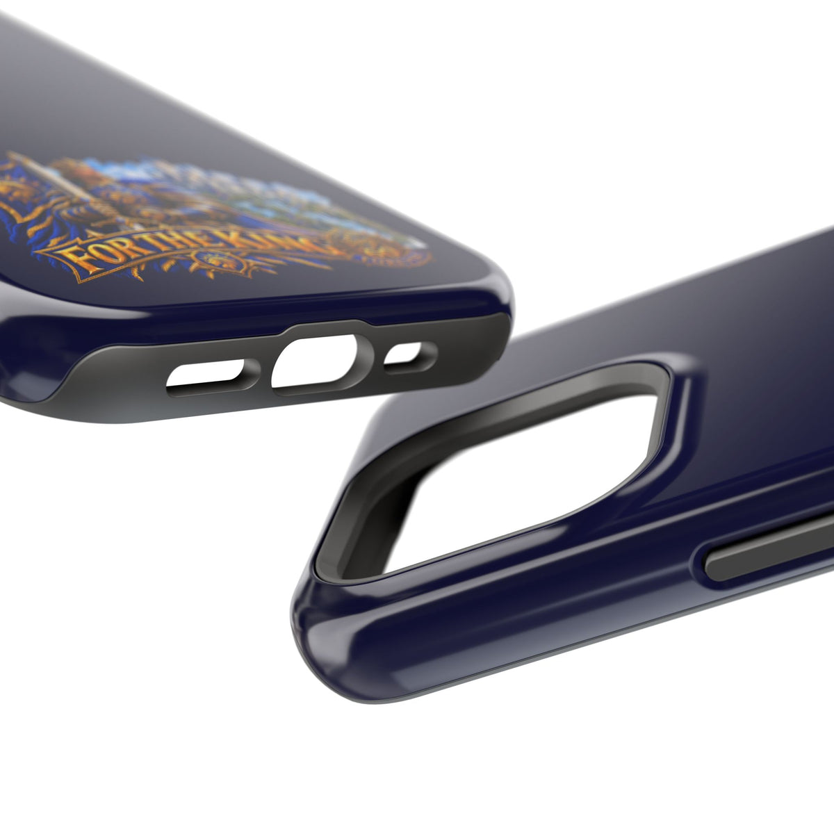 Phone Case — 'For The King' Banner Heavy-Duty Impact-Resistant Phone Case