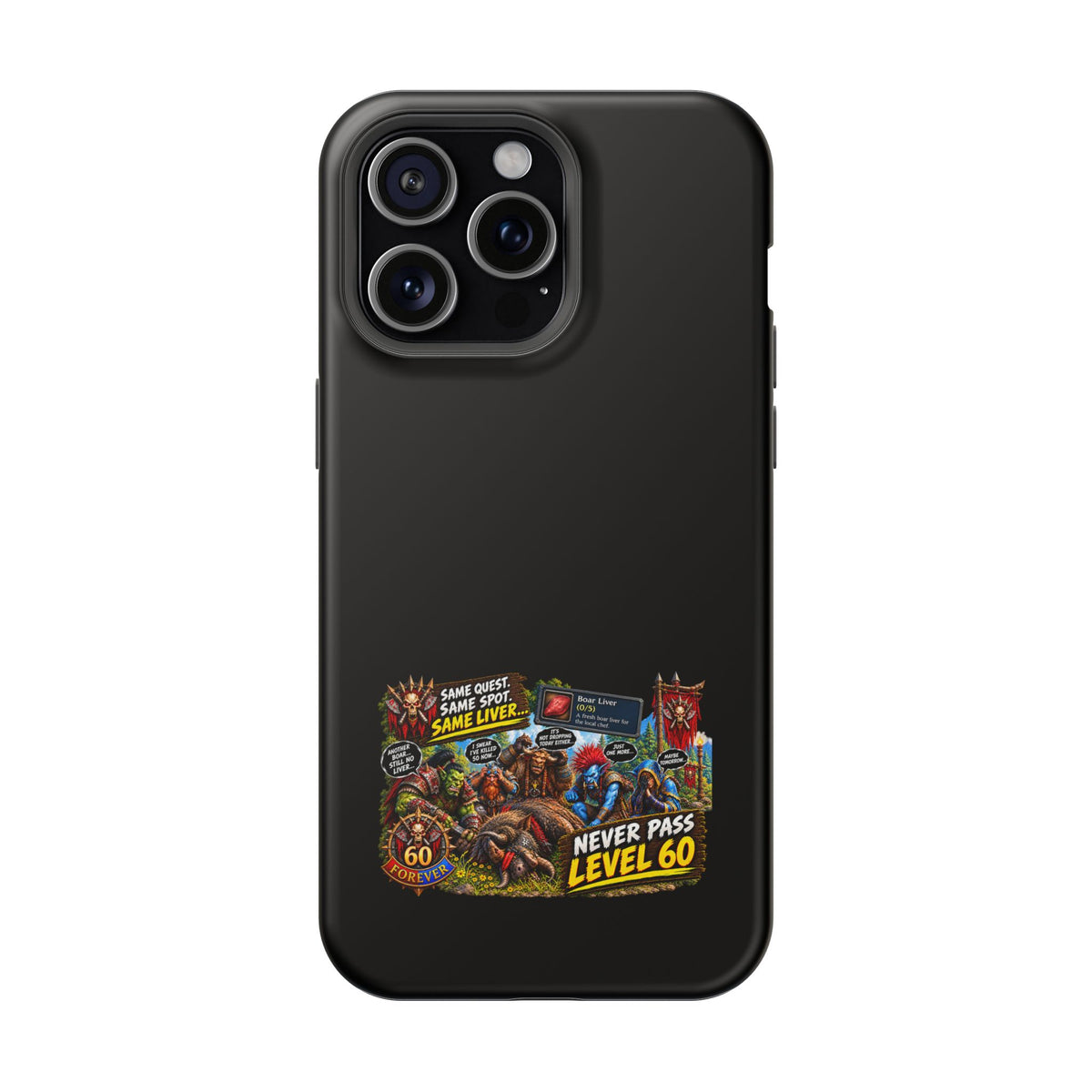 Phone Case — 'Same Quest, Same Spot' Heavy-Duty Impact-Resistant Phone Case