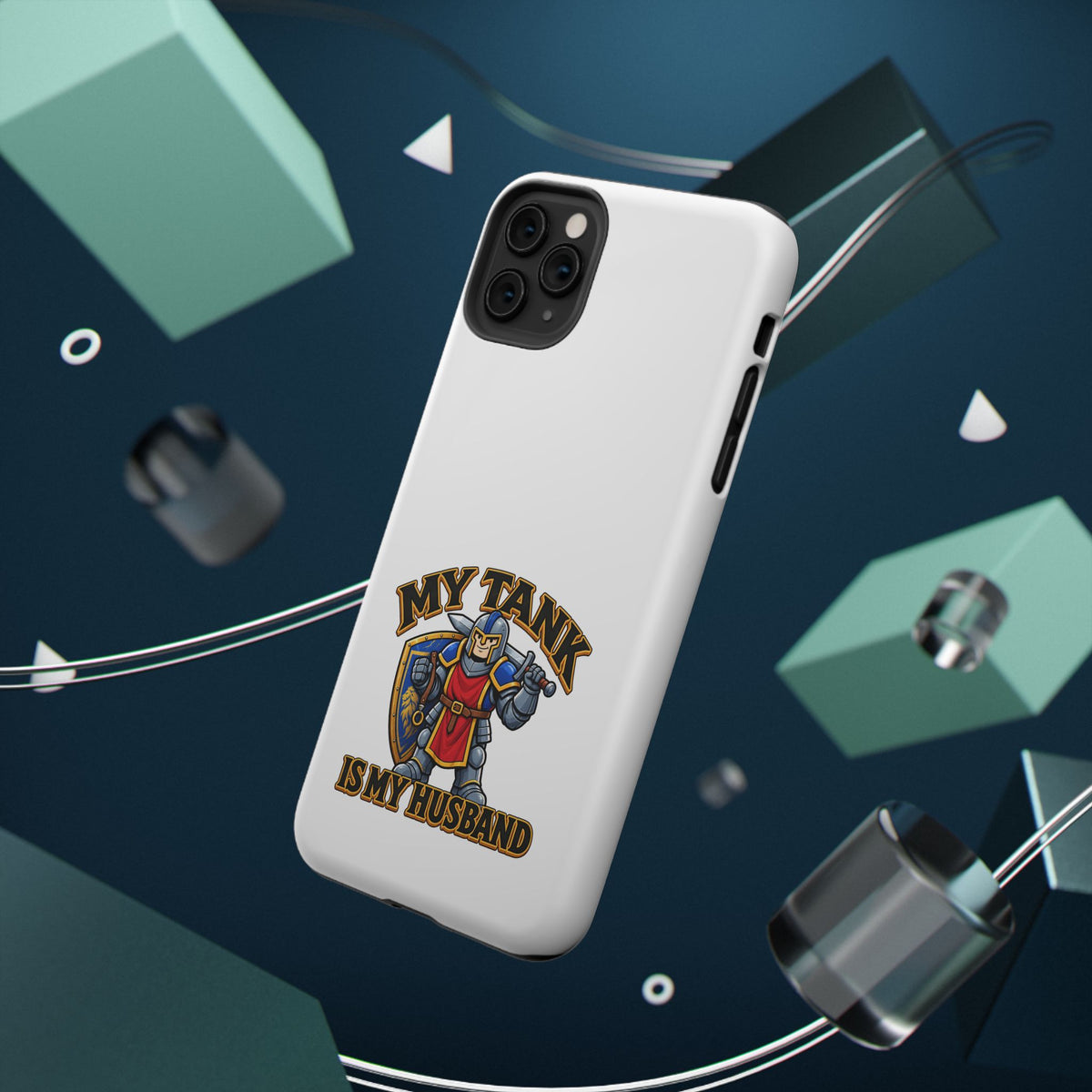 Phone Case — 'My Tank Is My Husband' Heavy-Duty Impact-Resistant Phone Case