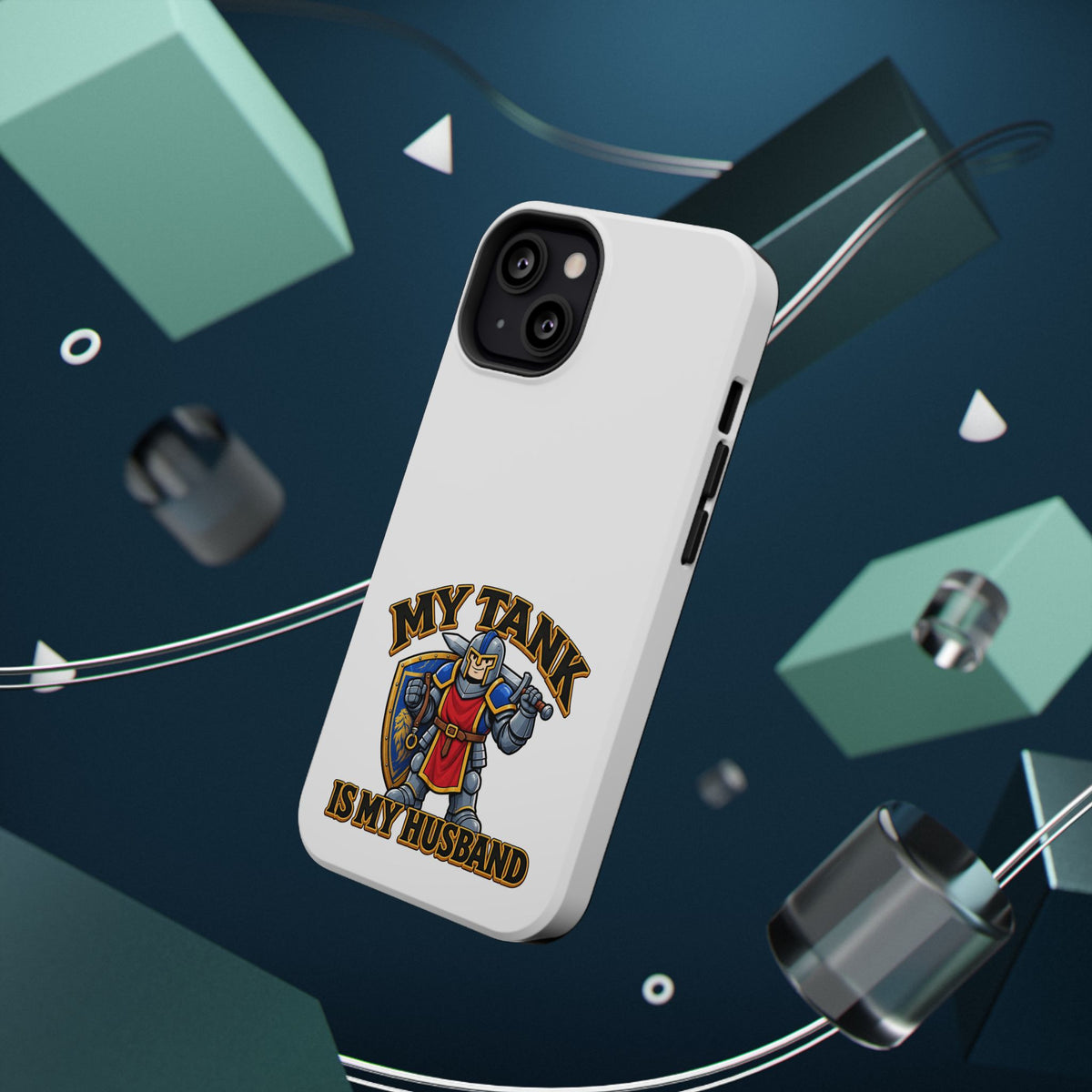Phone Case — 'My Tank Is My Husband' Heavy-Duty Impact-Resistant Phone Case