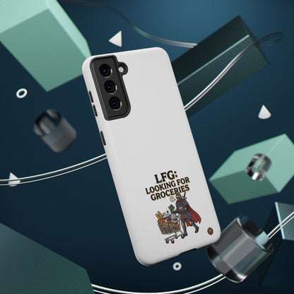 Phone Case — 'LFG: Looking for Groceries' Heavy-Duty Impact-Resistant Phone Case