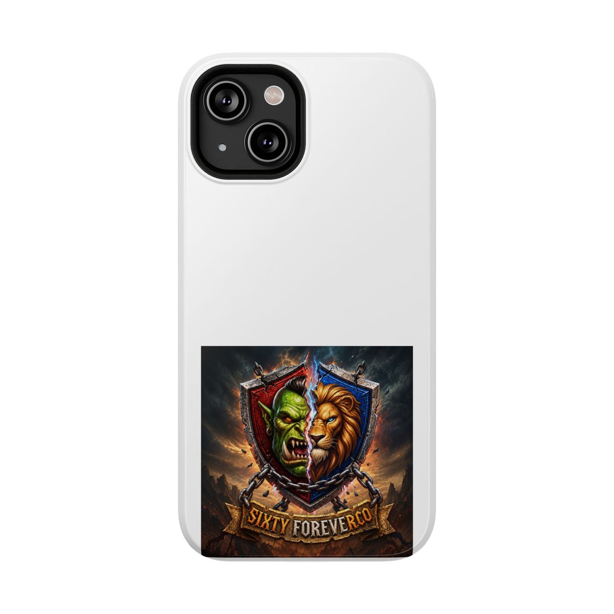 Pick Your Side – Split Shield – Phone Case