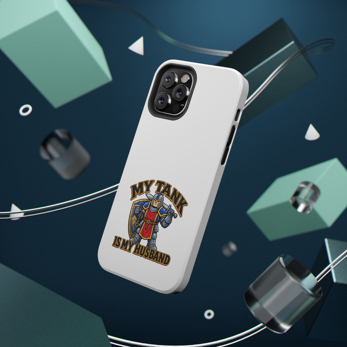 Phone Case — 'My Tank Is My Husband' Heavy-Duty Impact-Resistant Phone Case