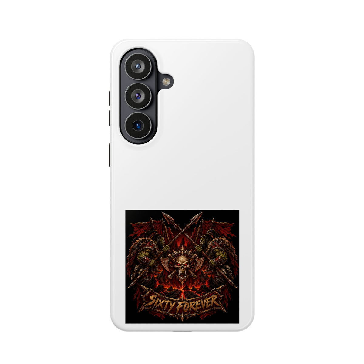 Sixty Forever – Skull & Axes – Phone Case