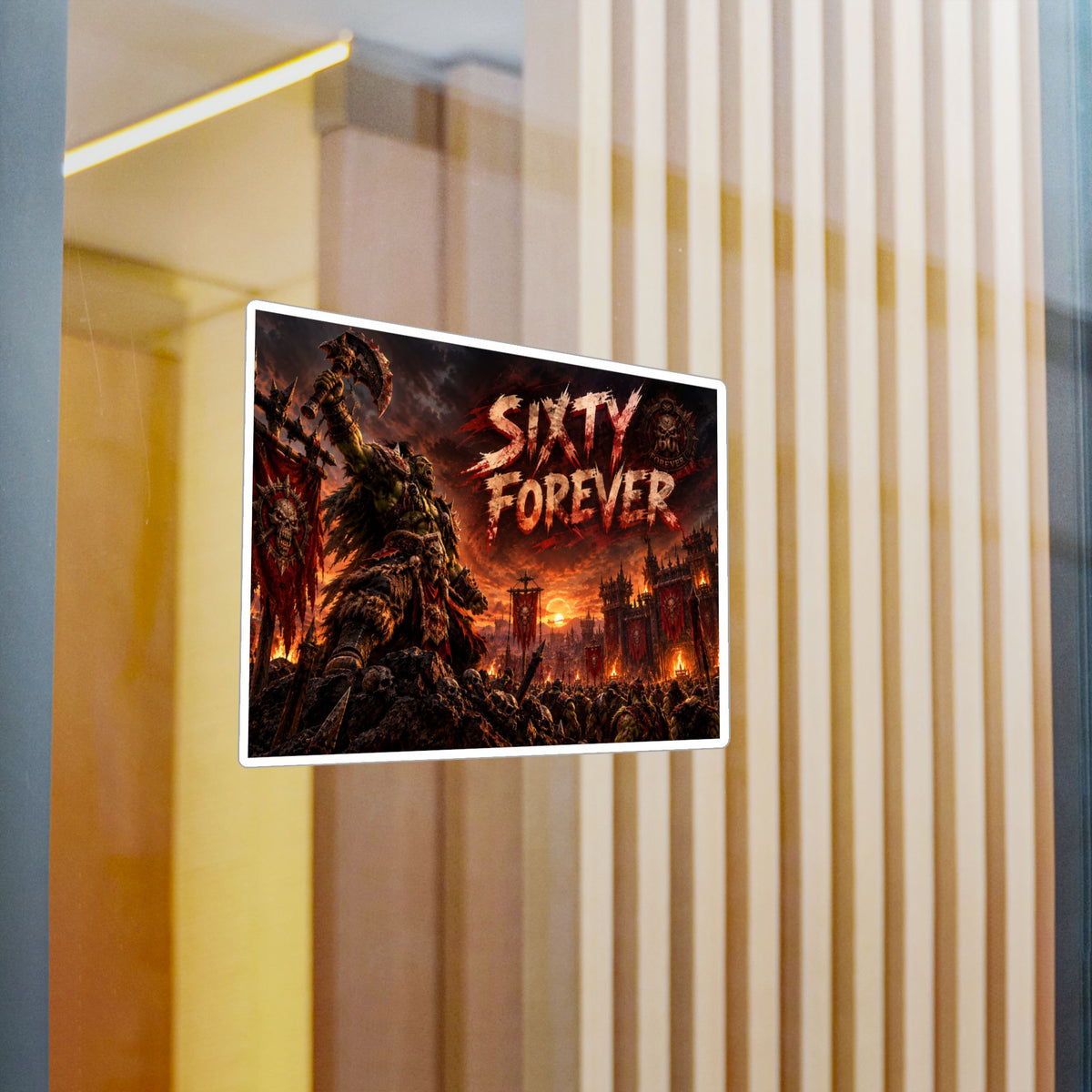 Sixty Forever – Red Fortress – Poster Decal