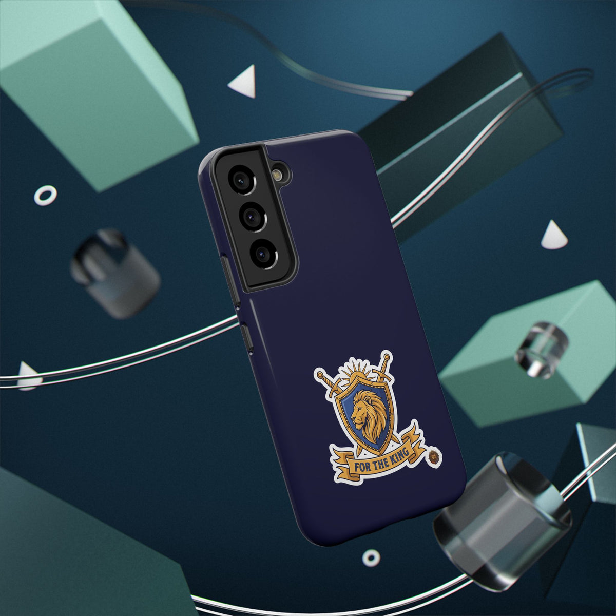 Phone Case — 'For The King Crest' Heavy-Duty Impact-Resistant Phone Case