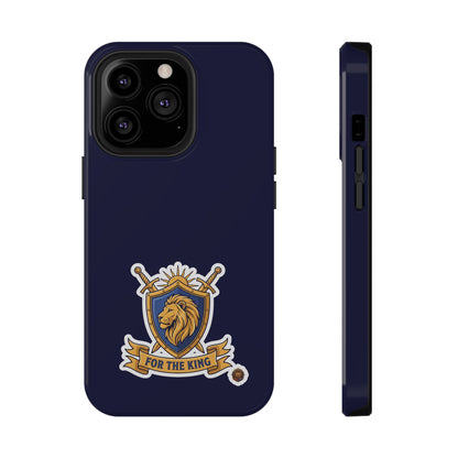 Phone Case — 'For The King Crest' Heavy-Duty Impact-Resistant Phone Case