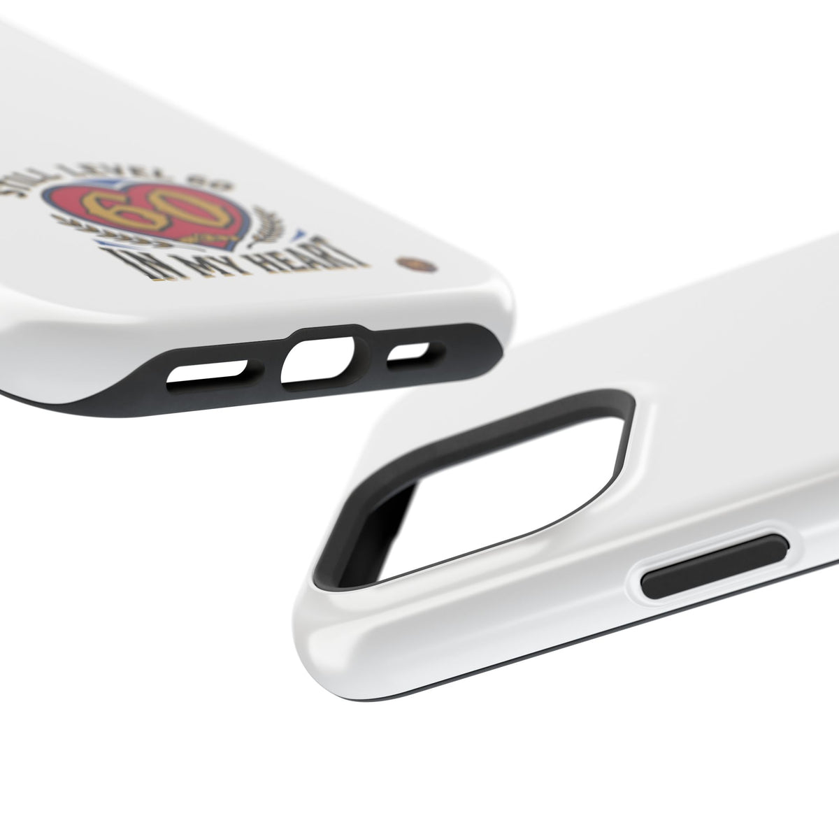 Phone Case — 'Still Level 60 In My Heart' Heavy-Duty Impact-Resistant Phone Case