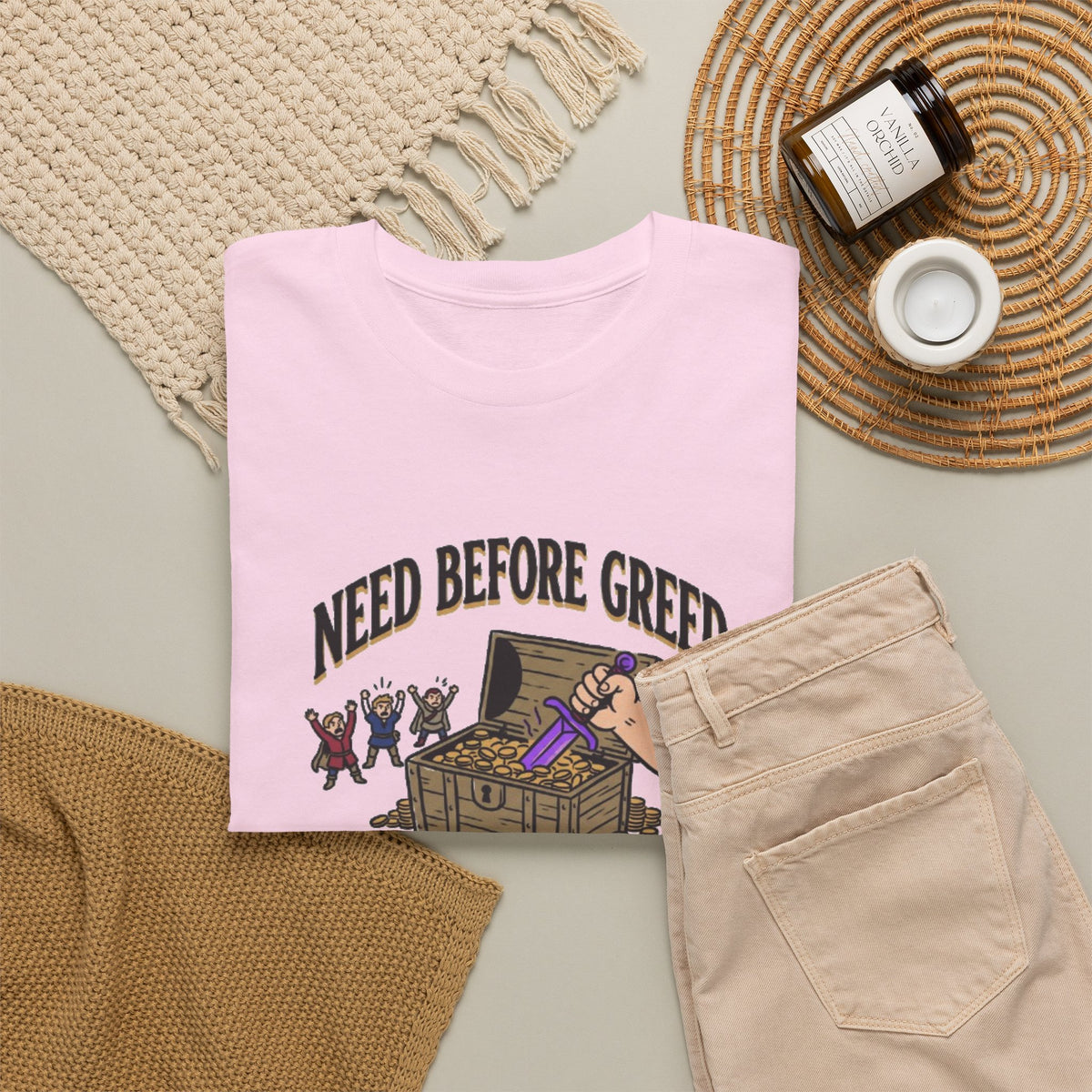 Need Before Greed – T-Shirt