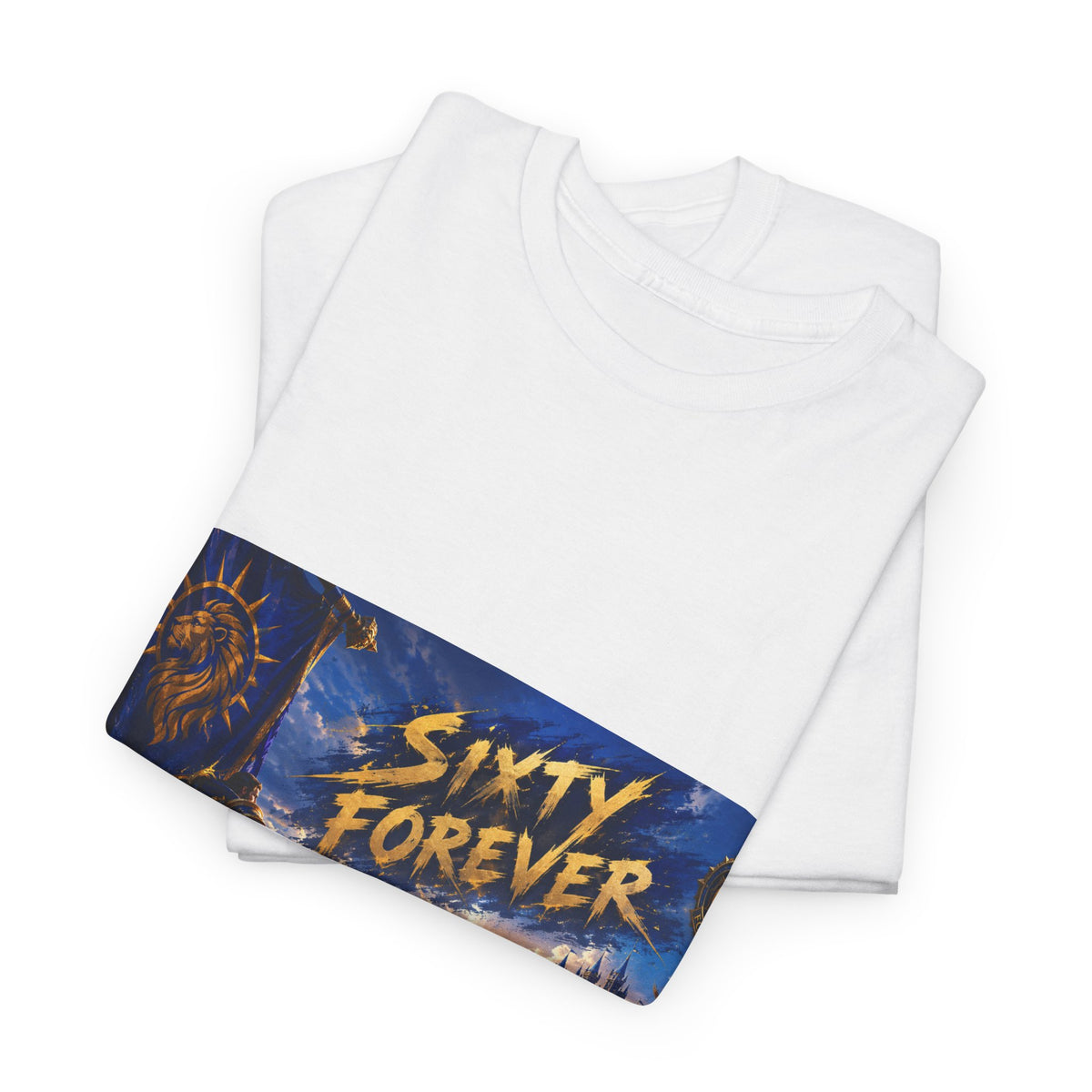 Sixty Forever – Blue Banner – T-Shirt