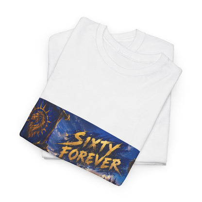 Sixty Forever – Blue Banner – T-Shirt