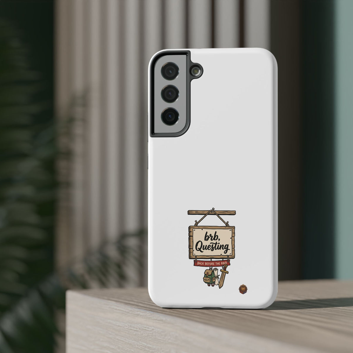 brb, Questing – Phone Case