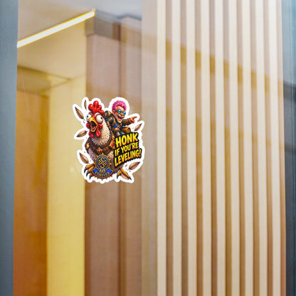Honk If You're Leveling – Poster Decal