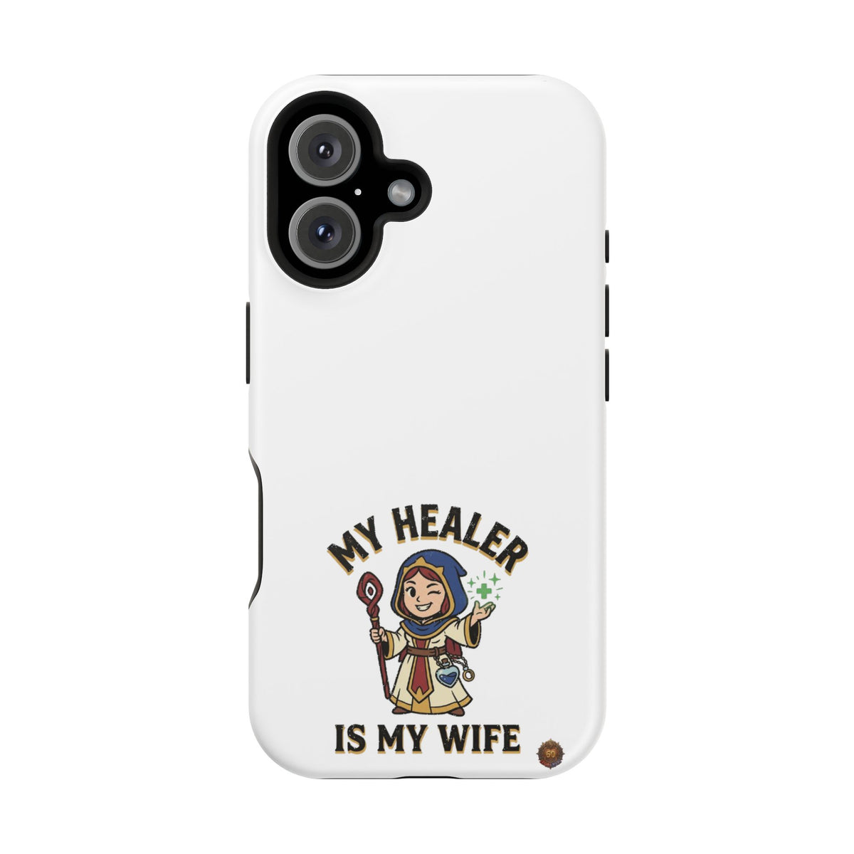 Phone Case — 'My Healer Is My Wife' Heavy-Duty Impact-Resistant Phone Case