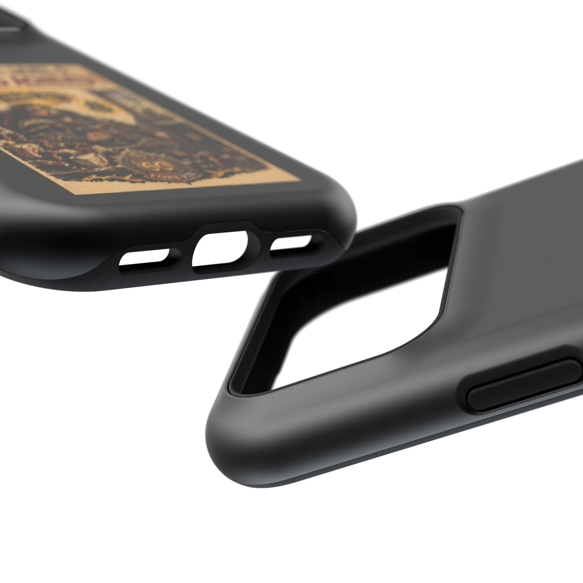 Phone Case — 'Social Life: Level 0 — Level 60 Achieved (Lion Banner)' Heavy-Duty Impact-Resistant Phone Case
