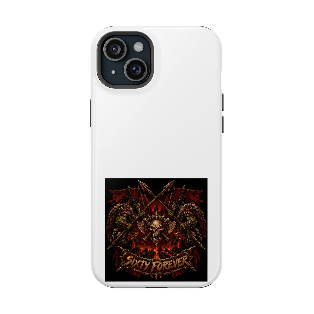 Sixty Forever – Skull & Axes – Phone Case