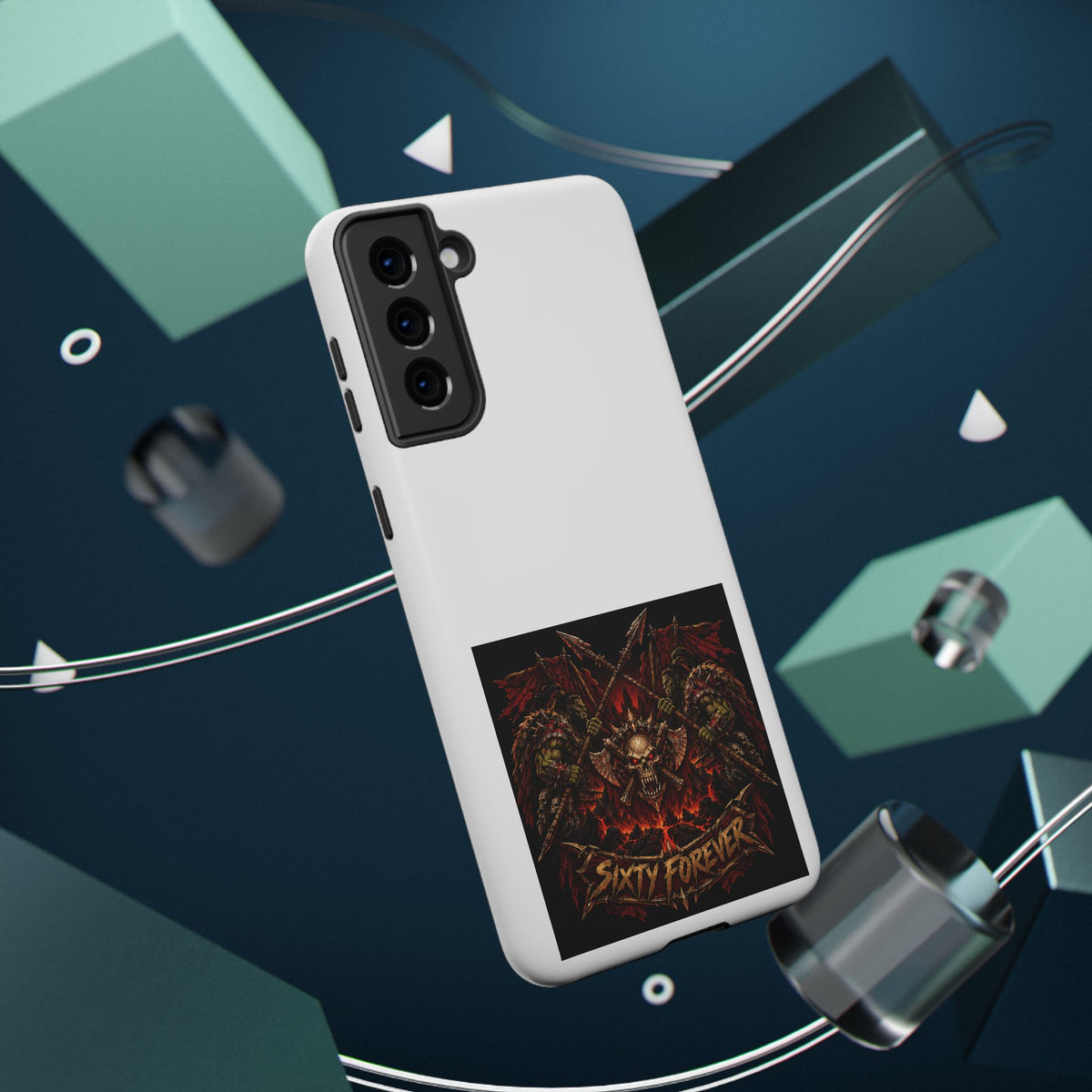 Sixty Forever – Skull & Axes – Phone Case