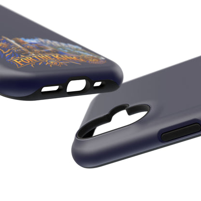 Phone Case — 'For The King' Banner Heavy-Duty Impact-Resistant Phone Case