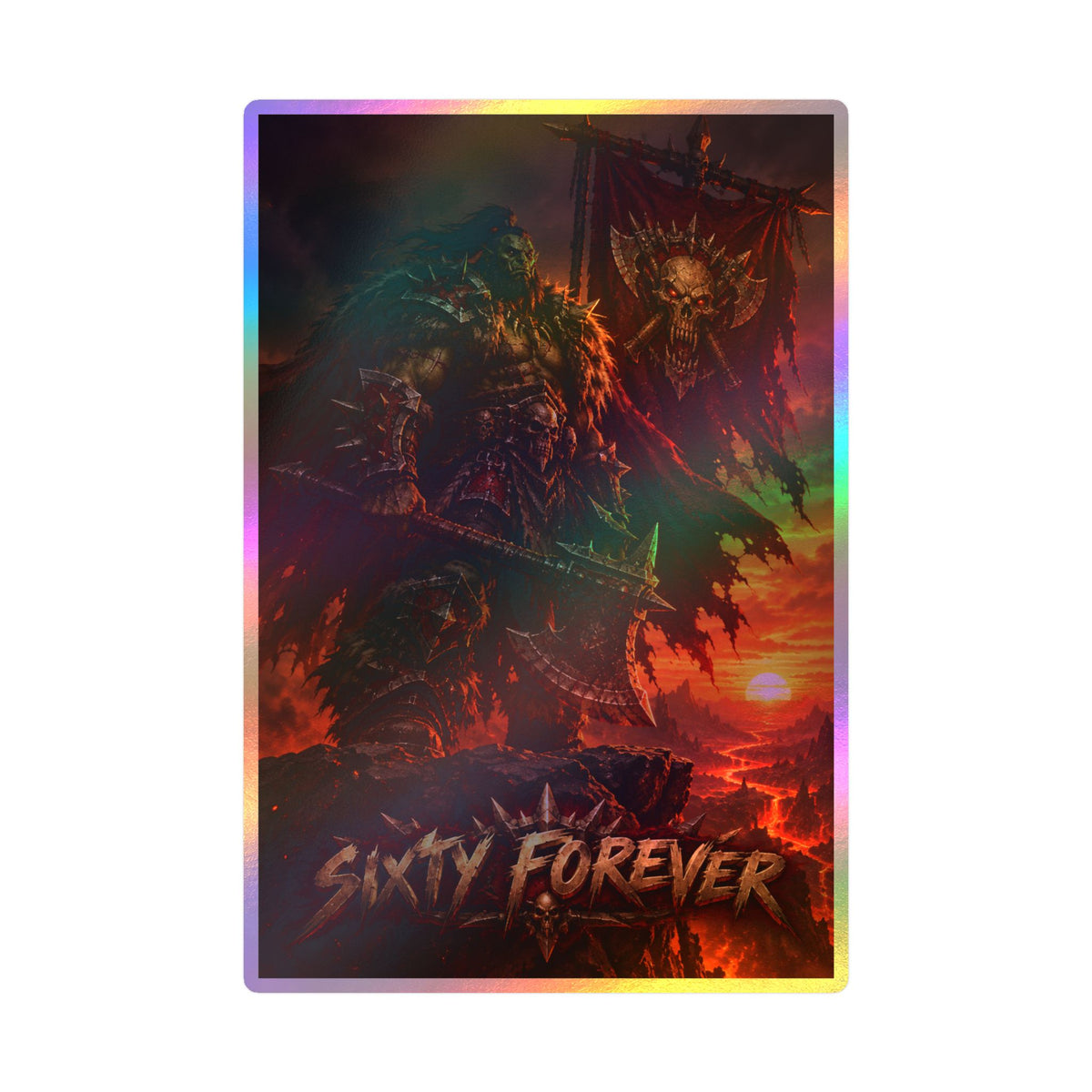 Sixty Forever – Warlord at Dusk – Sticker