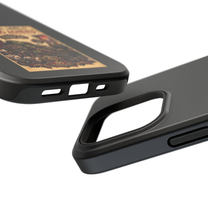 Phone Case — 'Social Life: Level 0 — Level 60 Achieved (Skull Banner)' Heavy-Duty Impact-Resistant Phone Case