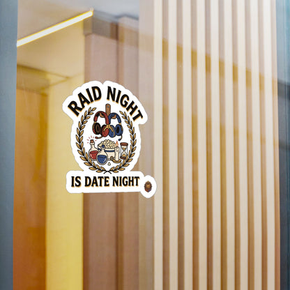 Raid Night Is Date Night – Sticker