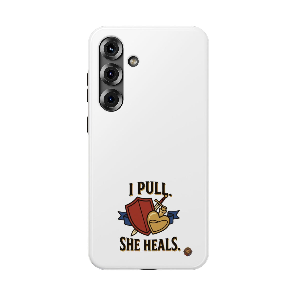 Phone Case — 'I Pull. She Heals.' Heavy-Duty Impact-Resistant Phone Case