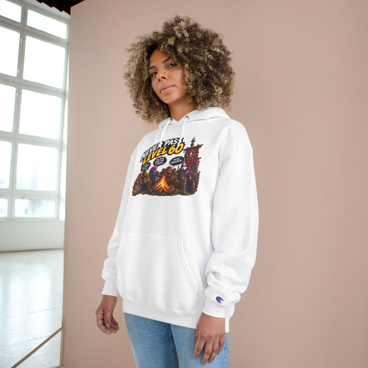 Never Pass Level 60  – Hoodie